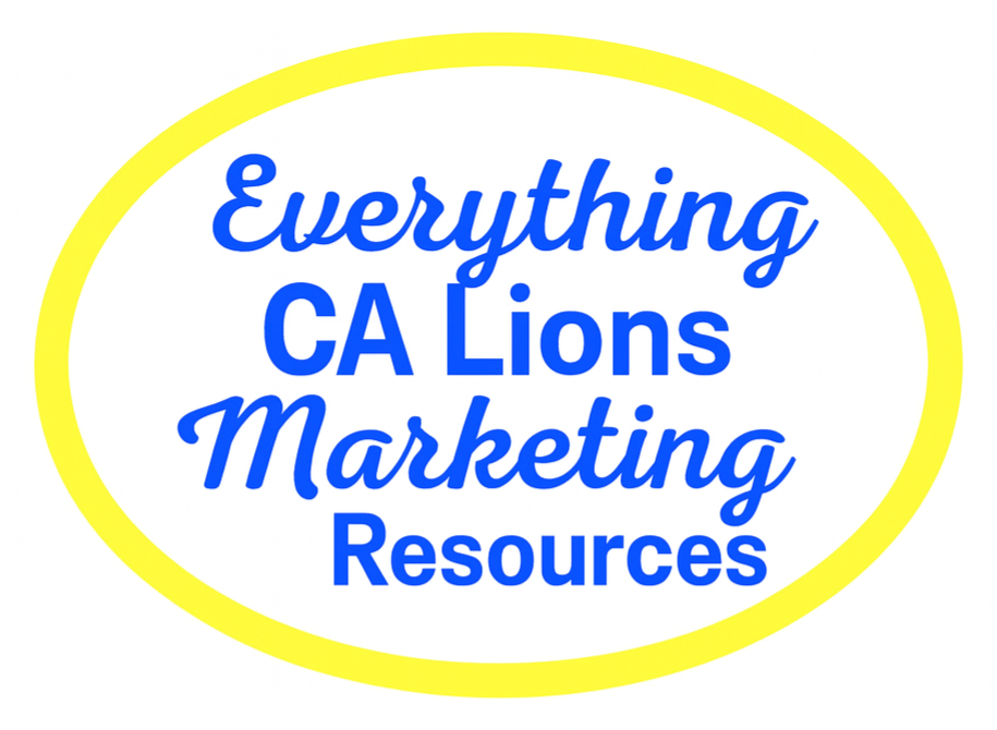 oval logo that readsL Everything CA Lions Marketing Resources