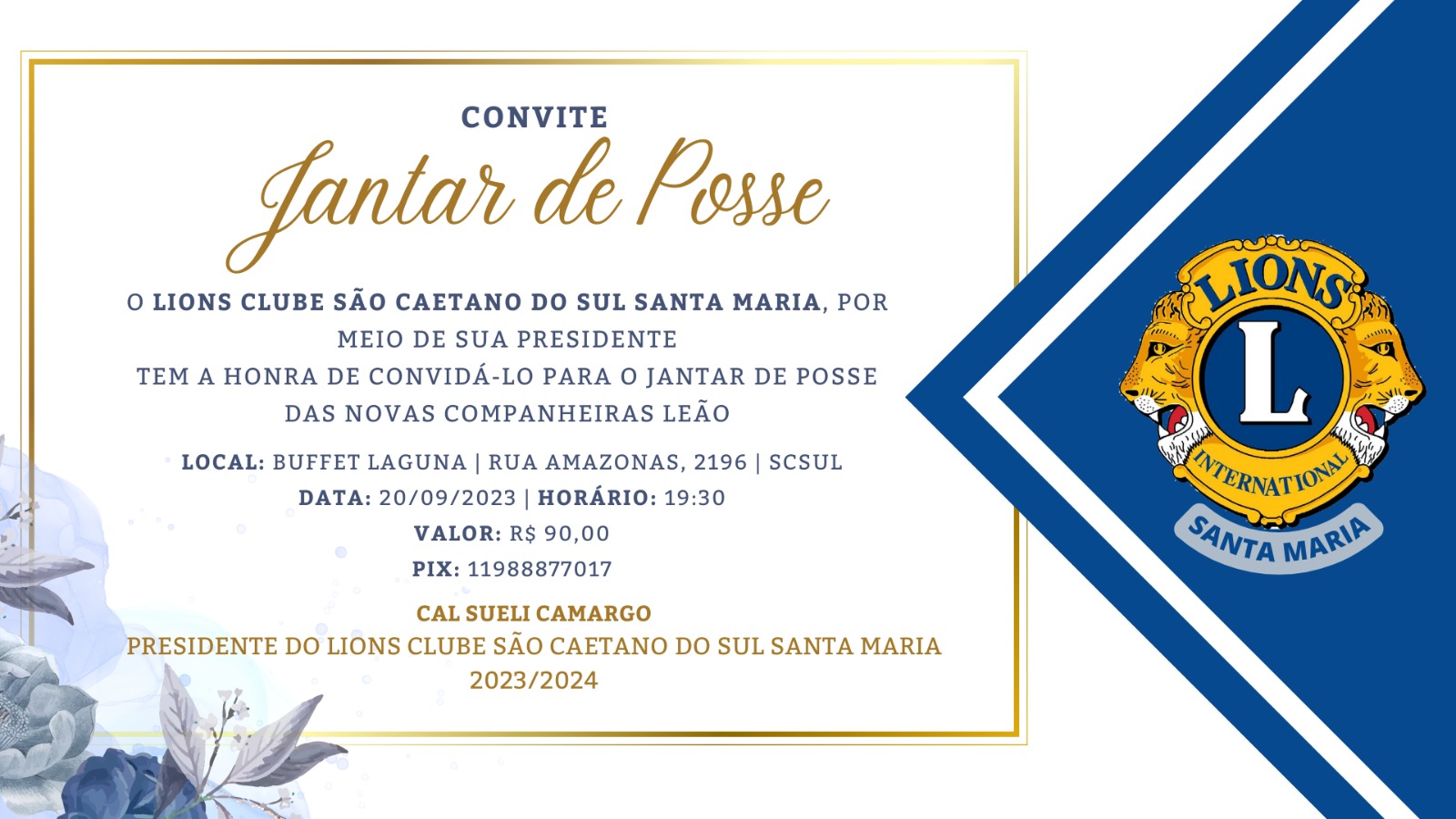 BLOG DO DISTRITO LC-4: Convite Posse de novos associados no Lions Clube de Belo  Horizonte Carmo-Sion - Dia 18 de março de 2016