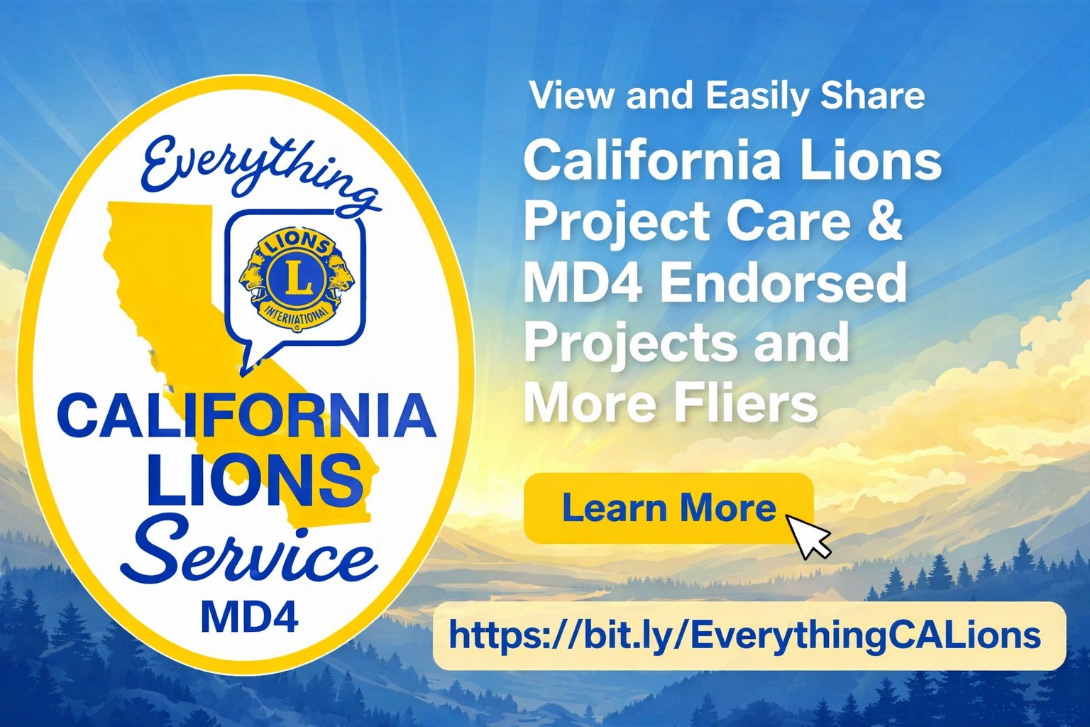 badge advertising a link to multiple district event resources