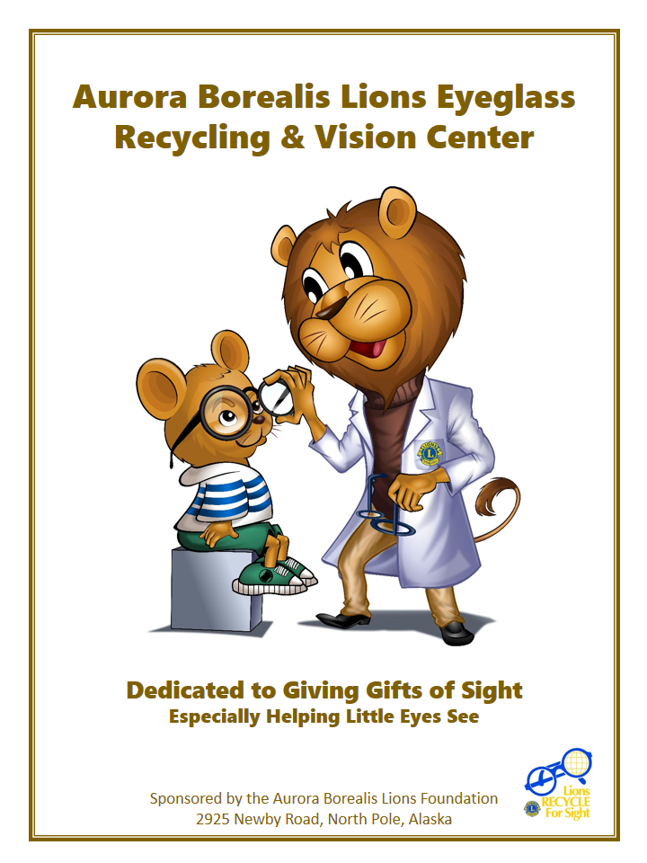 District 49 Aurora Borealis Lions Eyeglass Recycling & Vision